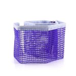 Filet de tennis portable en nylon bleu