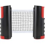 Filet de tennis de table rtractable, 165 cm (max. ), support portable, idal pour les tables de ping ...