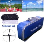 Filet de volley - ball pour entraînement, filet de remplacement pour sports d'intérieur et d'extérieur, ... Filet de volley - ball pour entraînement, filet de remplacement pour sports d'intérieur et d'extérieur, ...