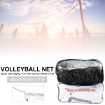 Filet de volley - ball portable en pe, avec bord en toile et câble en acier, filet de volley - ball standard ... Filet de volley - ball portable en pe, avec bord en toile et câble en acier, filet de volley - ball standard ...