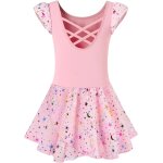 Filles ballet vtements robe manches courtes enfants robe de ballet justaucorps de danse manches longues ...