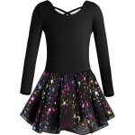 Filles ballet vtements robe manches courtes enfants robe de ballet justaucorps de danse manches longues ...