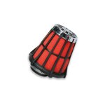 Filtre a air cornet malossi Ø32mm chrom� et noir pour scooter cyclomoteur 04 2412. 50