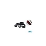 Filtre a air tun'r d28 - 35 - 42 - 45 - 46 - 47 - 48 - 49 - 50 conique kn pm droit chrome