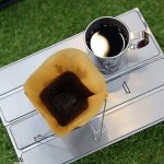 Filtre a caf portable et pliable en acier inoxydable, support de goutte a goutte pour le camping en ...