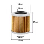 Filtre a huile 3as racing pour moto aprilia 125 rs4 2011 a 2017 hf563 / 3as563 neuf