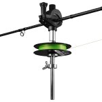 Fishing line reel reel mini line spooler fishing rod reel station spool system fishing rod clamp