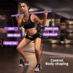 Fitness yoga pilates bar musculation yoga stretch bars bandes de rsistance trainer portable home trainer ...