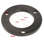 Flange 8mm disque d'trier de frein de moto, rpm 220mm, rotor a 3 trous, montage radial 82mm, 4 pistons ...