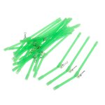 Fl�che anti - choc courb�e lumineuse, avec poids a pression, p�che a la carpe de mer, 20 pi�ces