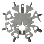 Flocons de neige en acier inoxydable, outil multiple pour la rparation des arcs de flches, accessoires ...