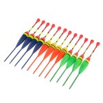 Flotteurs en bois pour pche sur glace, equipement de pche vertical, 12 pices, 11cm