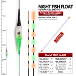 Flotteur de pche electrique, 1 pice, 1 tube composite, boue nano lumineuse, lac, rivire, bobber, ...