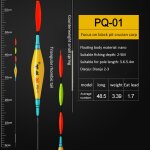 Flotteur de p�che, en nano caoutchoucs, pour p�cheur myope, mat�riel de p�che, carpe, leurres, accessoires ...