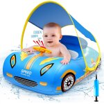 Flotteur de piscine pour bb, bouee bebe avec pare soleil spf 50 + , boue enfant piscine bouee, boue ...
