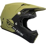 Fly racing formula cc centrum casque de motocross, noir - blanc - vert, taille l pour hommes