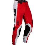Fly racing lite 2024 pantalons de motocross, noir - blanc - rouge, taille 32 pour hommes