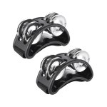 Foot drums pour accessoires de batterie de guitare instruments de musique (lot de 2)