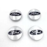 Ford, lot de 4 ford logo 54mm argent centre de roue cache moyeu jante emblème jantes insigne Ford, lot de 4 ford logo 54mm argent centre de roue cache moyeu jante emblème jantes insigne
