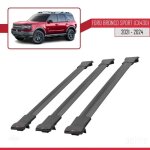 Compatible avec ford bronco sport (cx430) 2021 - 2026 fly model barres de toit railing porte - bagages ...