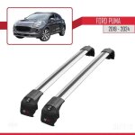 Compatible avec ford puma 2019 - 2024 ace - 2 barres de toit railing porte - bagages de voiture gris ...