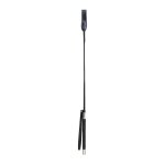 Fouet d'quitation en cuir antidrapant, avec double claquette, pour tournoi d'entranement - type 51cm ...