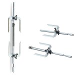 Four electrique en mtal pour barbecue, buf rti, dinde, fourchettes a rtir, charbon de bois, gril ...