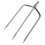 Fourchette de p�che a harpon en acier inoxydable, brise - glace, accessoire de p�che, outil de mat�riel, ...
