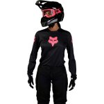 Fox 180 blackout 2023 maillot de motocross fminin, noir, taille l pour femmes