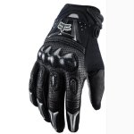 Fox bomber la fibre de carbone moto off - road racing gants - noir - m Fox bomber la fibre de carbone moto off - road racing gants - noir - m