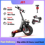 Freeboy j01 trottinette electrique 800w, batterie 48v 15ah, autonomie 40 - 45 km, vitesse 45 km / h, ...