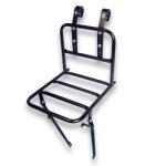 Front carrier basil avant metal noir satin l