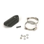 G - carbon - a. k sticker protecteur de tuyau d'�chappement moto honda, yamaha, kawasaki, suzuki, benelli, ...