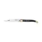 G. david 26771 couteau laguiole, lame acier 12c27, manche 11 cm corne, 2 mitres laiton brillant, ressort ... G. david 26771 couteau laguiole, lame acier 12c27, manche 11 cm corne, 2 mitres laiton brillant, ressort ...