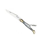 G. david 6732 couteau laguiole, lame acier 12c27, tire - bouchon), manche 12 cm corne G. david 6732 couteau laguiole, lame acier 12c27, tire - bouchon), manche 12 cm corne