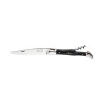 G. david 6832 couteau, lame acier 12c27, tire - bouchon), manche 12 cm façon corne noire G. david 6832 couteau, lame acier 12c27, tire - bouchon), manche 12 cm façon corne noire