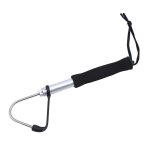 Gaff de p�che t�lescopique en acier inoxydable, hame�on de lance en alliage d'aluminium, outil de plein ...