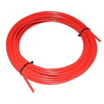 Gaine de frein fibrax rouge 5mm (rouleau de 15m) avec liner teflon