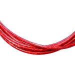 Gaine de frein vlo 5mm cable universel vtt route ville insert performance, 3m (rouge laser)