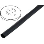 Gaine thermoretractable de 30m - avec colle - 2 - 1 - 25. 4mm - noir - - 55 - 125o