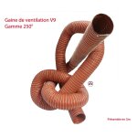 Gaine ventilation v9 gamme 250 degres - diametre 60 - au metre