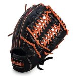 Gants de baseball en cuir pour homme, gant droitier, noir, taille us 9, 5 Gants de baseball en cuir pour homme, gant droitier, noir, taille us 9, 5