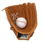 Gant de baseball durable en cuir pu, gant attrapeur de main gauche, accessoires pour garons et filles ...