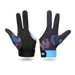 Gant de billard 3 doigts anti - d�rapant haute elasticit� - nylon doigt complet pour une performance ...
