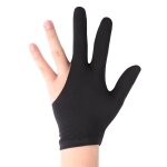 Gants de billard en lycra a trois doigts ouverts, 1 pice, gants de billard universels gauche / droite ...