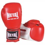 Gant de boxe entrainement rouge - 12 oz