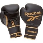 Gants de boxe reebok noir / or Gants de boxe reebok noir / or