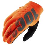 Gant brisker enfant orange fluo 100%