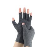 Gants chaleur inf gants de compression contre l'arthrite gris l