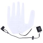 Gants chauffants usb, coussin chauffant a cinq doigts pour l'hiver, film chauffant electrique, feuille ...